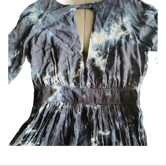 Blu moon tie dye high low mini dress - Picture 4 of 7